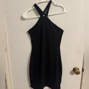 Black Halter Dress